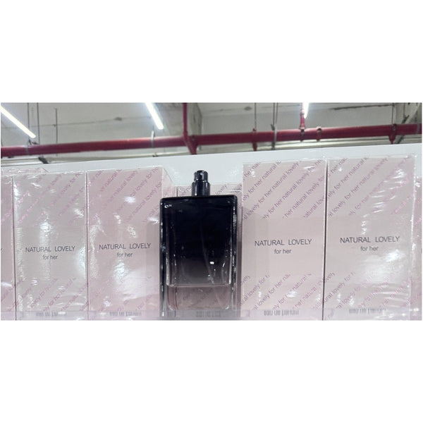 Perfume NATURAL LOVELY for Her 120ml Frasco Rectangular Negro