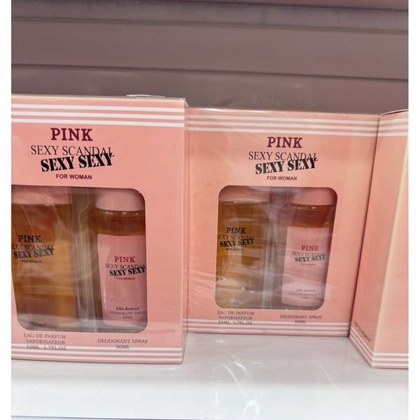 Perfume PINK Sexy Scandal for Woman Set Eau de Parfum 50ml más Desodorante 60ml