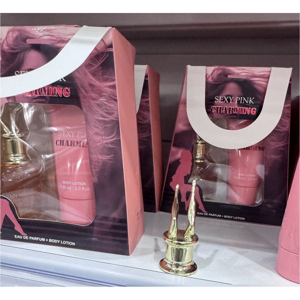 Perfume Set SEXY PINK CHARMING para Dama con Body Lotion 60ml