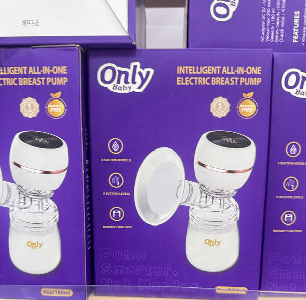 🍼 Extractor de Leche Eléctrico Doble Only Baby Inteligente 9 Niveles de Succión