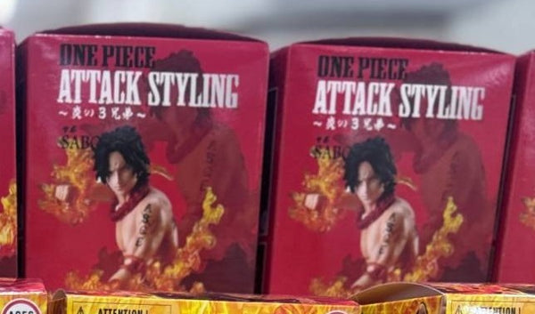 🔥 Figura One Piece Attack Styling Portgas D. Ace · Caja Roja - foto real 1