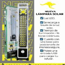 ADORNO CON PANEL SOLAR LARGA 2400mAh