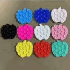 Silicone Para Telefono Con Ventosas Manzana