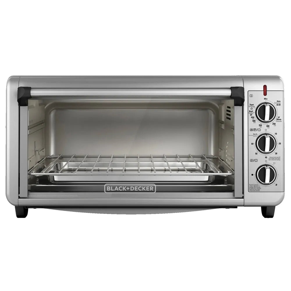 Horno Black+decker Con Sistema De Convección Hornea, Asa Y Tuesta