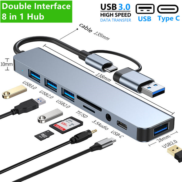 Hub USB/TC 10 en 1