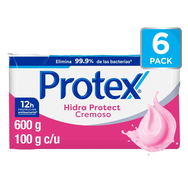 Jabón En Barra Protex Hidra Protect Cremoso 6 Pack - 600 G