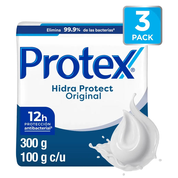 Jabón En Barra Protex Hidra Protect Original 3 Pack - 300 G