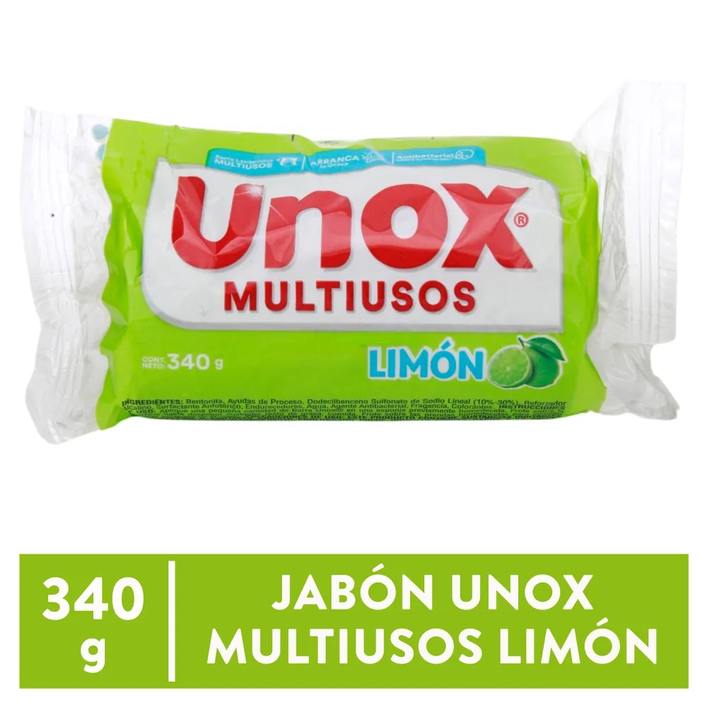 Jabón Unox Limón Multiusos - 340 G