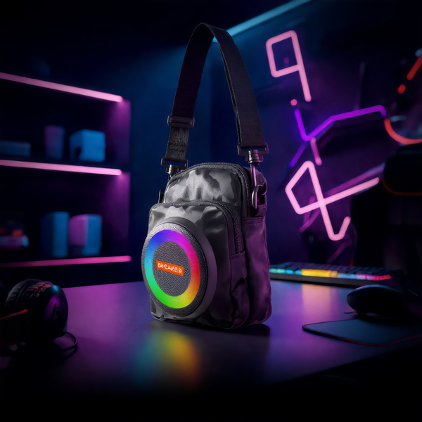 Bolso de hombro con parlante Bluetooth Hoco HC41.