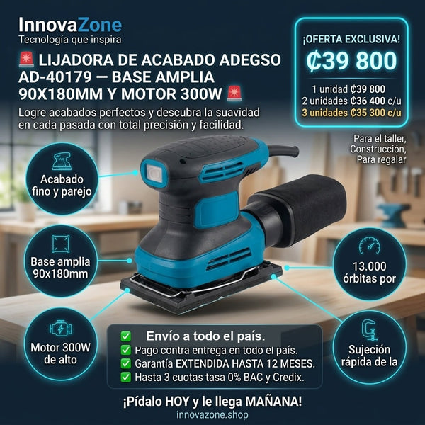Lijadora de Acabado ADEGSO AD-40179 - oferta