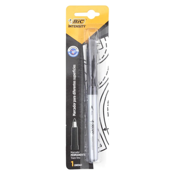 Marcador Bic Permanente Color Negro