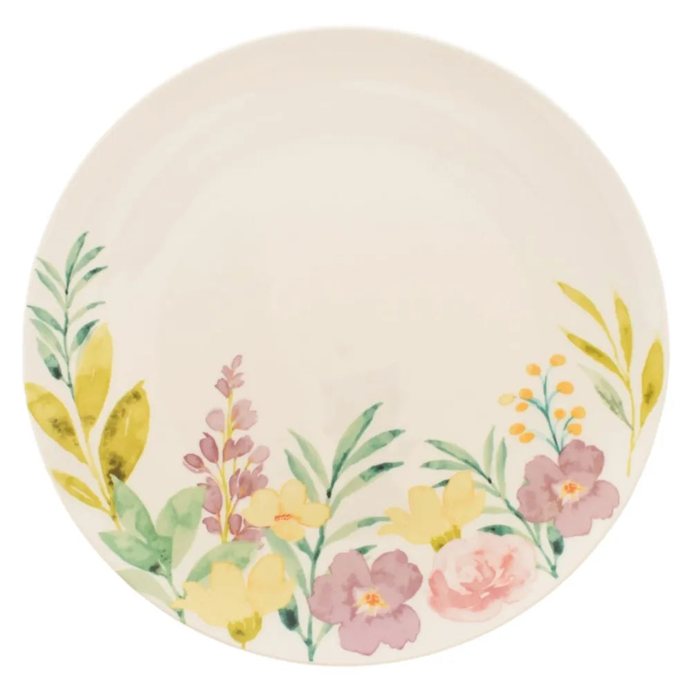 Ms Plato Plano De Porcelana 10 Floral