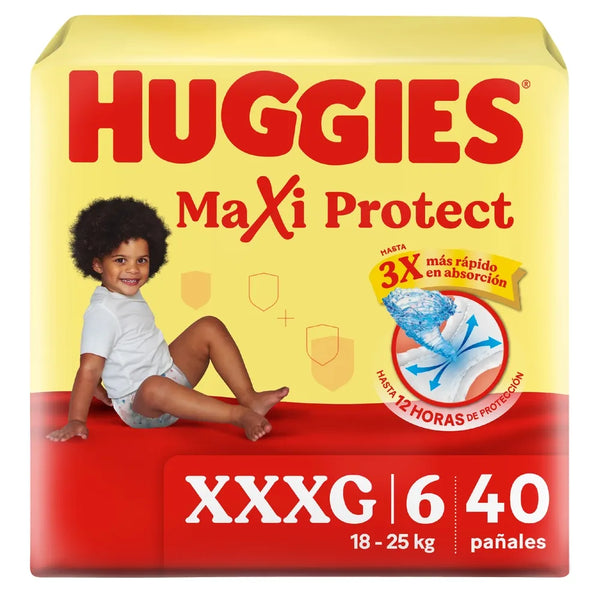 Pañales Huggies Maxi Protect Etapa 6/xxxg - 40 Unidades