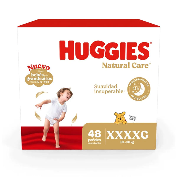 Pañales Huggies Natural Care Etapa 7/xxxxg - 48 Unidades