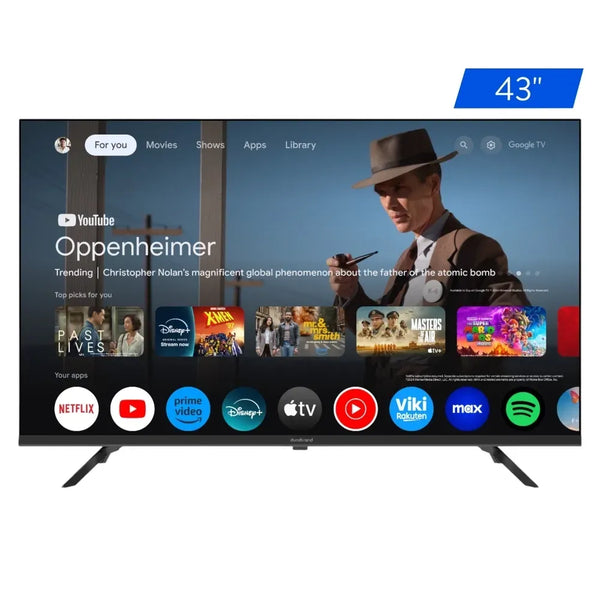 Pantalla Durabrand Led Smart 4K Google TV - 43 Pulgadas