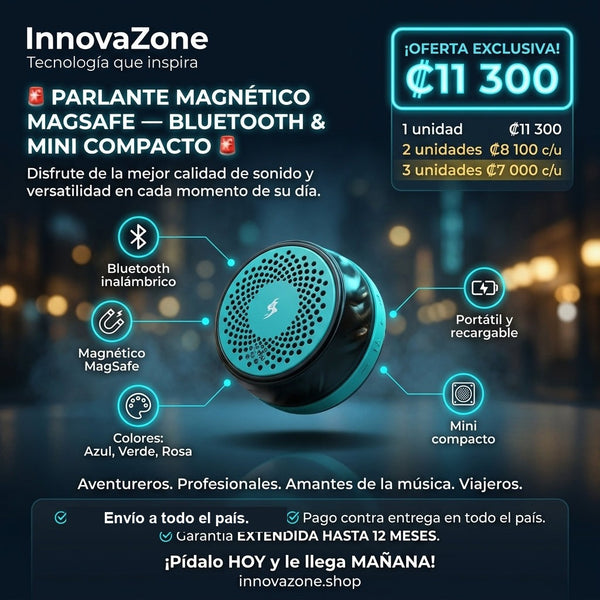 Ad Meta 1x1 — Parlante Magnético MagSafe