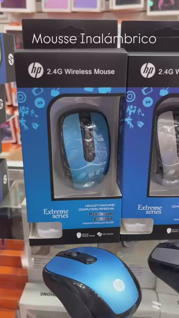 Video real del Mouse inalámbrico HP 2.4G