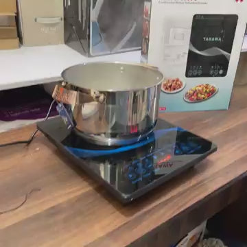 Estufa de Inducción TARAWA 1500W - video demo real