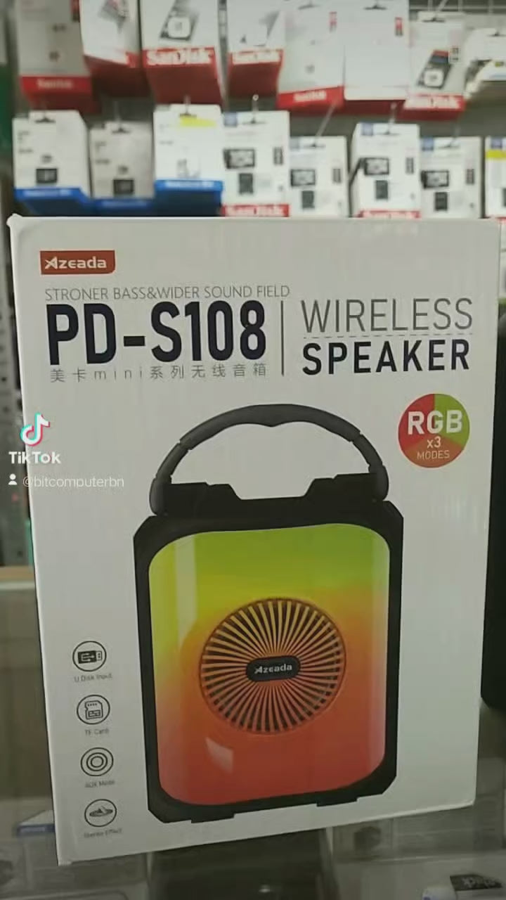 Parlante PD-S108 RGB video demo