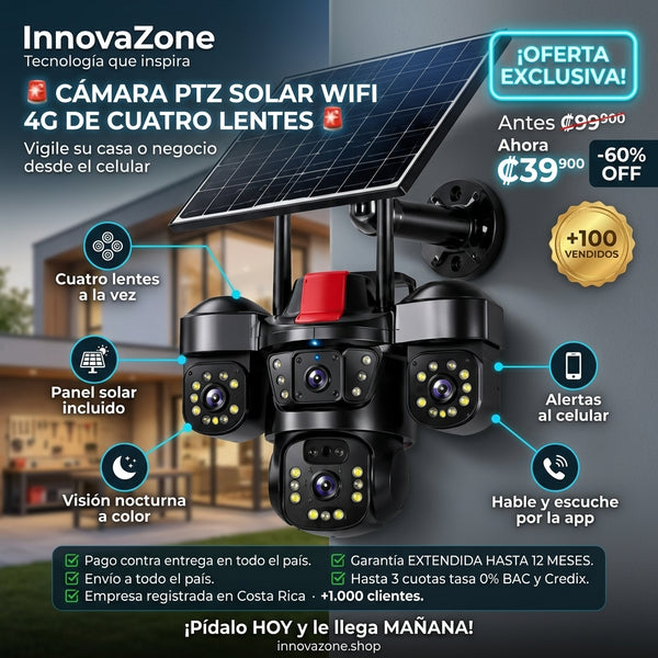 Camara PTZ solar oferta