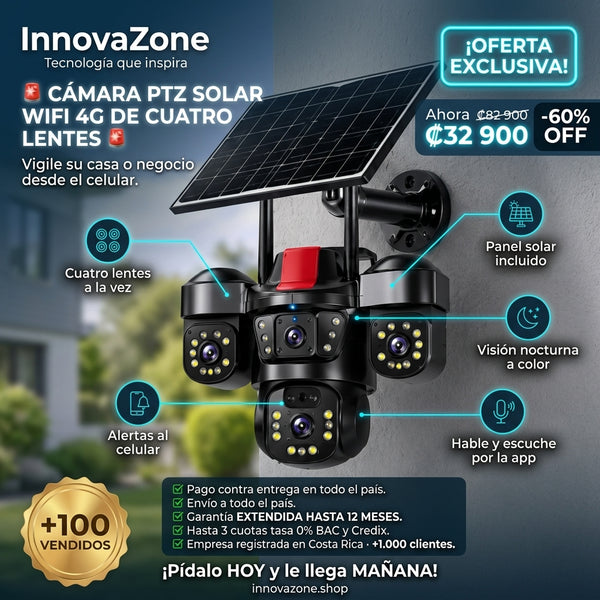 Camara PTZ solar oferta
