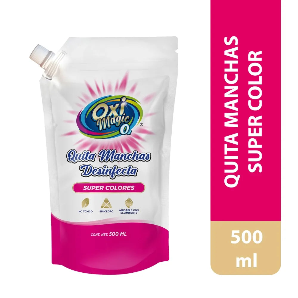 Quitamanchas Oxi Magic Líquido Ropa Color Doypack - 500 Ml