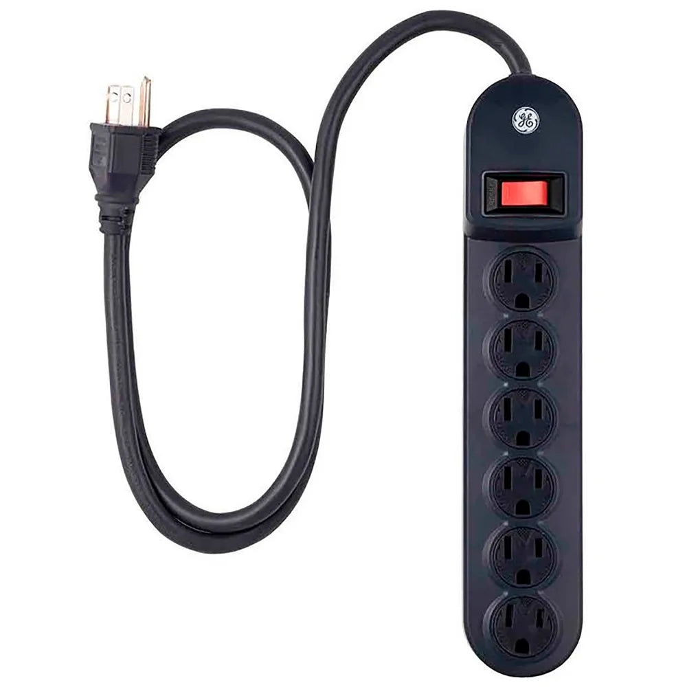 Regleta GE Power Strip 6 Tomas Corrientes 3 Pies 56223- Unidad