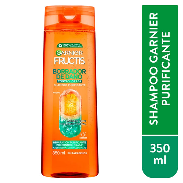 Shampoo Fructis Control Grasa - 350 Ml