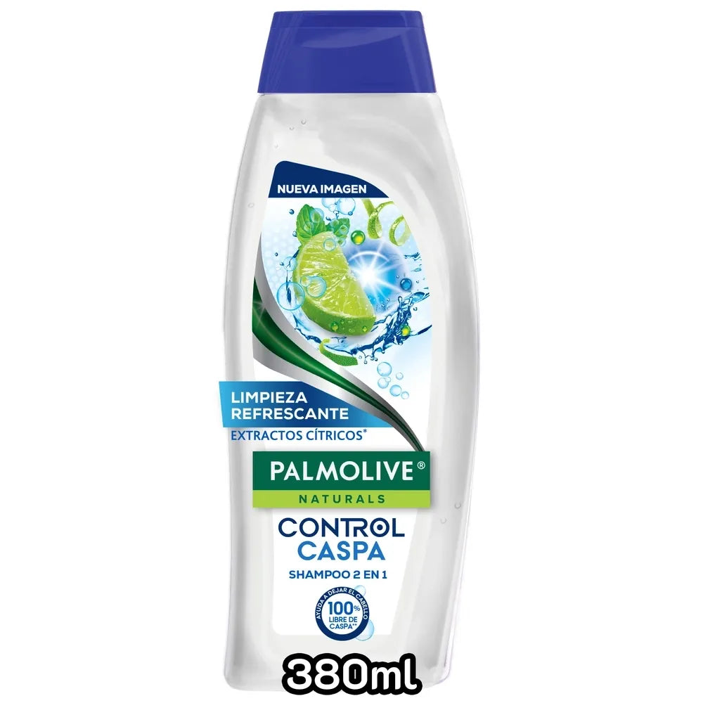 Shampoo Palmolive Naturals Control Caspa Extractos Citricos - 380 Ml