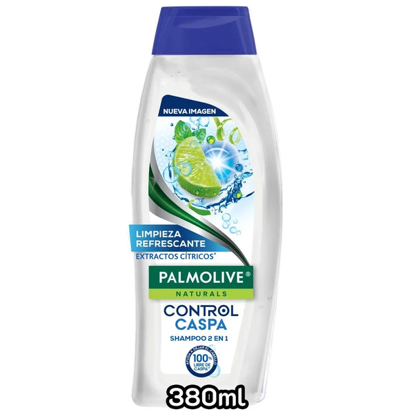 Shampoo Palmolive Naturals Control Caspa Extractos Citricos - 380 Ml