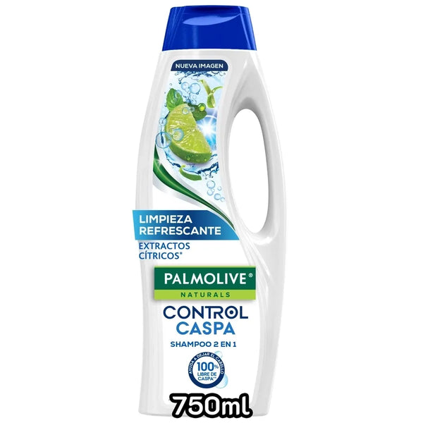 Shampoo Palmolive Naturals Control Caspa Extractos Citricos - 750 Ml