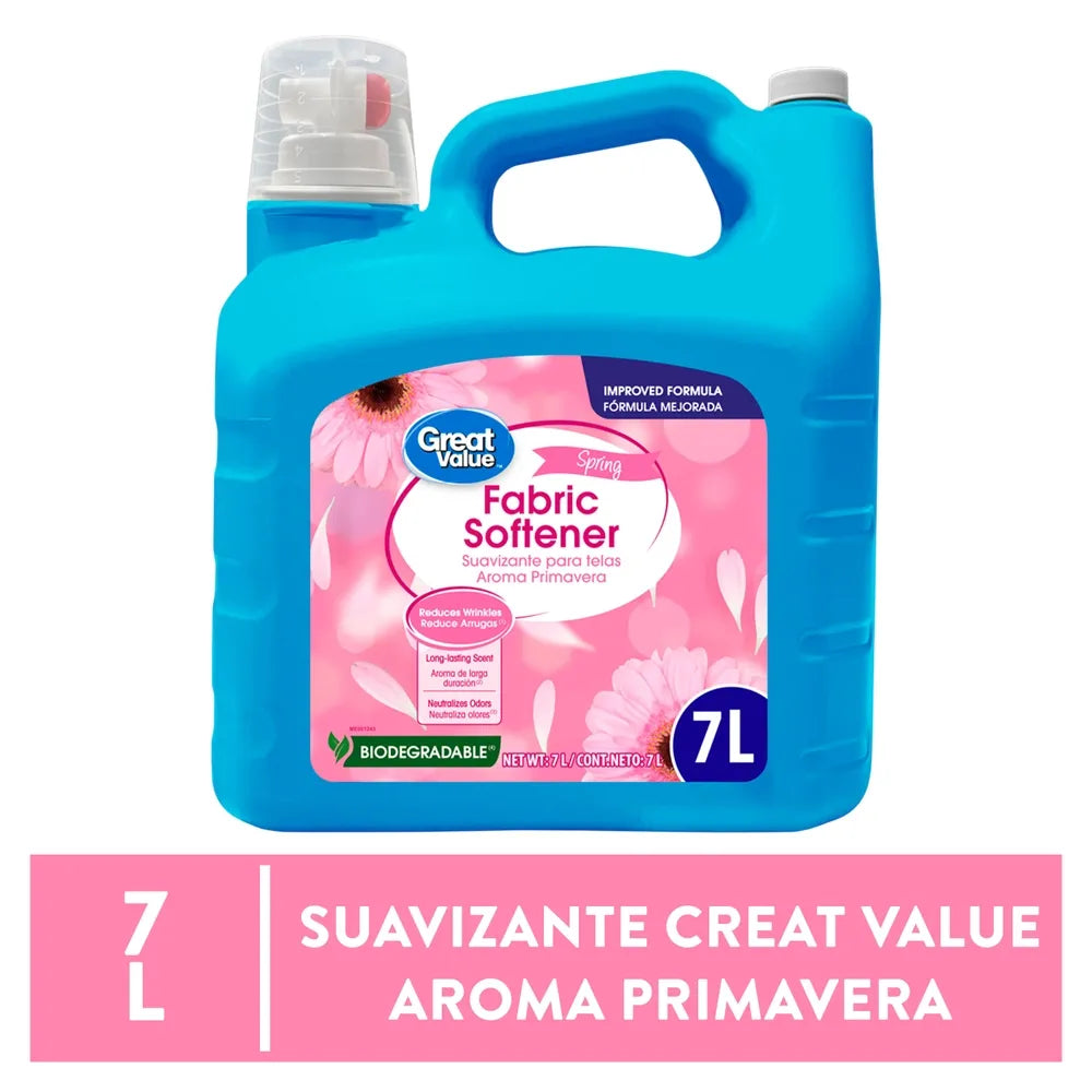 Suavizante Great Value Aroma Primaveral - 7000 Ml