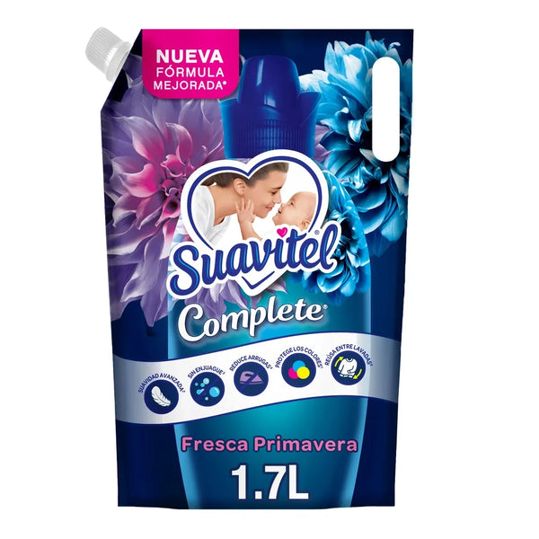 Suavizante De Telas Suavitel Complete Fresca Primavera - 1.7 L
