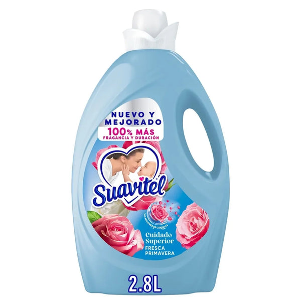 Suavizante De Telas Suavitel Cuidado Superior Fresca Primavera - 2800 Ml