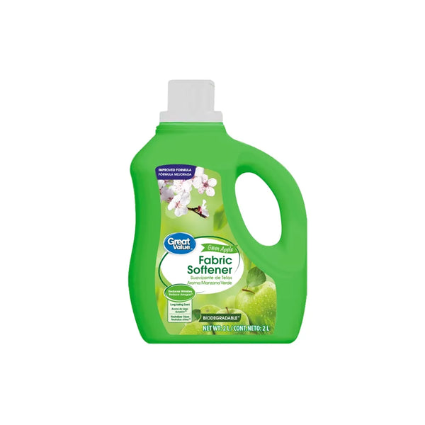 Suavizante Great Value Para Telas Aroma Manzana Verde - 2 L