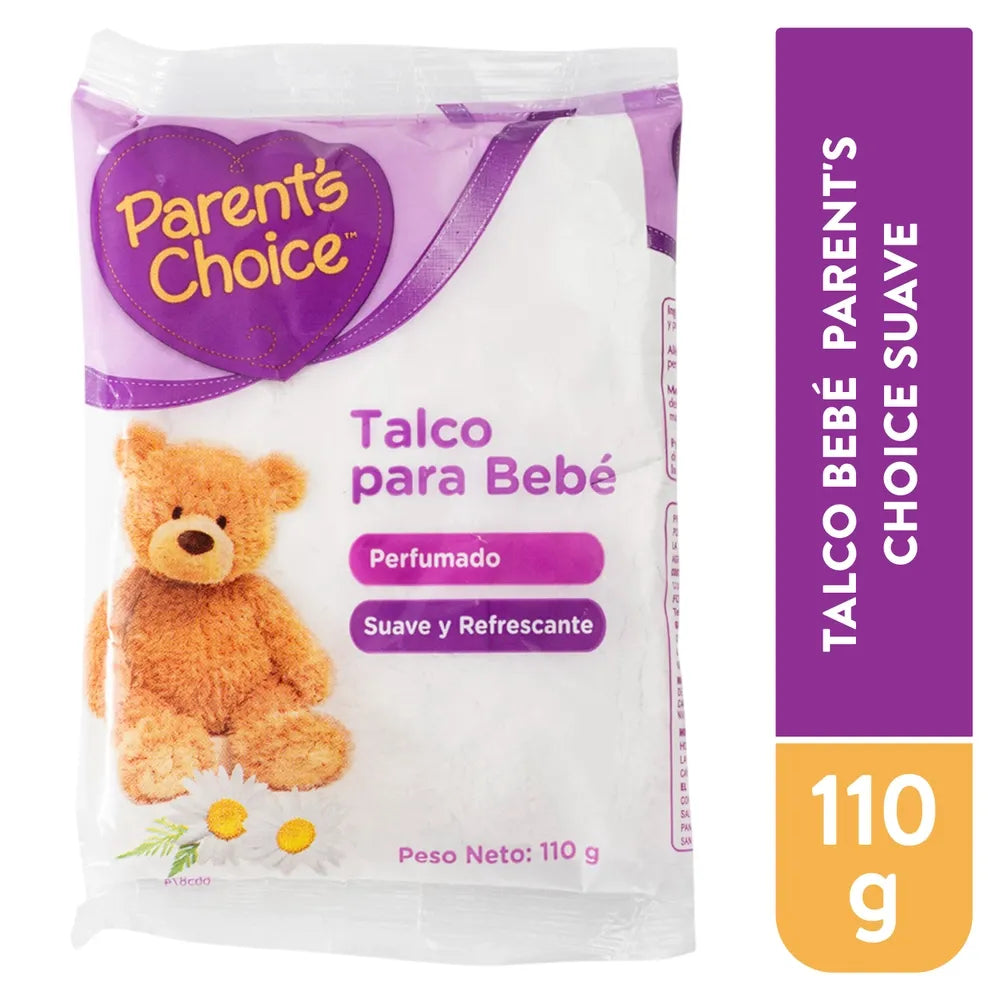 Talco Parent's Choice Suave Perfumado - 110 G
