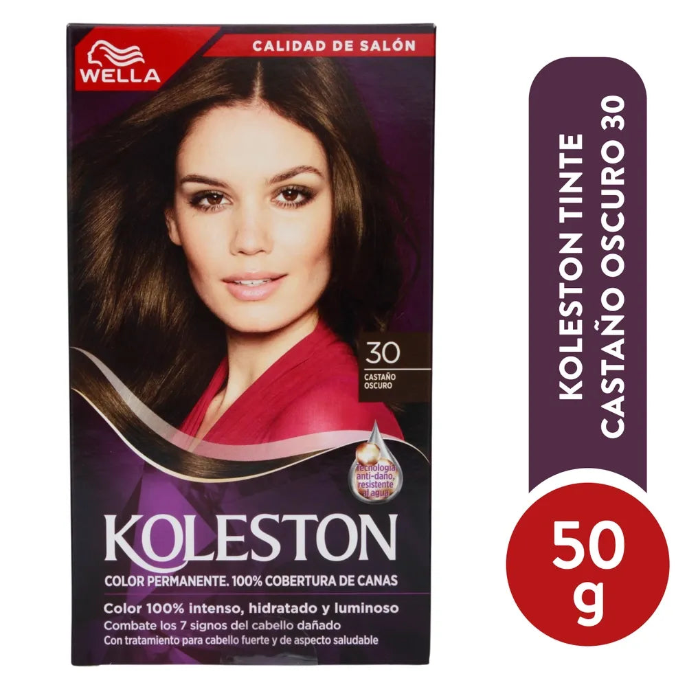Tinte Koleston 30 Castaño Oscuro - 75 G