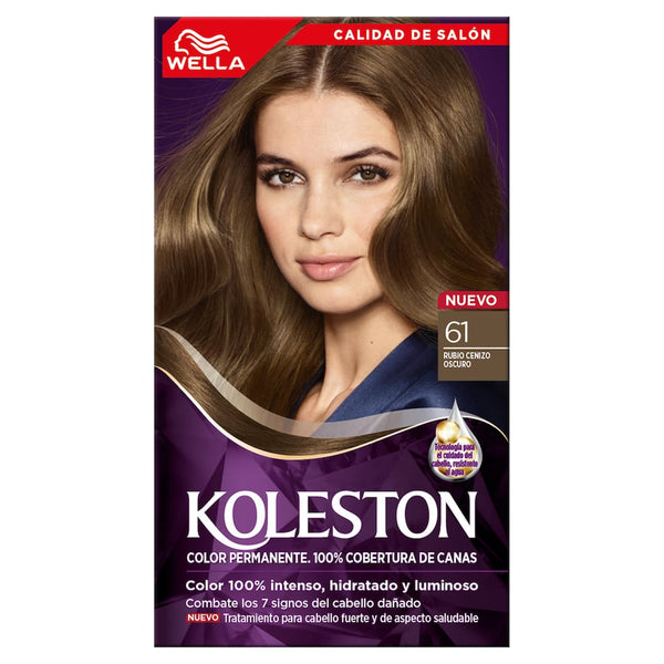 Tinte Koleston Clásico Rubio Cenizo Oscuro 61 -1 Ud