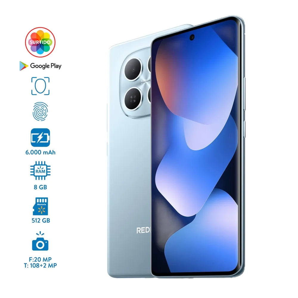 Celular Xiaomi Redmi Note 15 8GB RAM 512gb De Almacenamiento Colores Surtidos